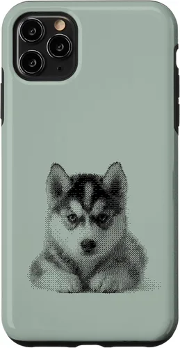 Vista 12 de Chic Husky Puppy for Dog Mom and Paw Parents Case for iPhone 15