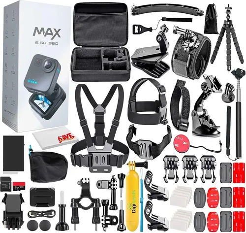 Vista 8 de GoPro MAX 2 8K 360 Cámara de acción (MAX2) - Lentes intercambiables reemplazables Estabilización HyperSmooth Impermeable 5m Modo POV