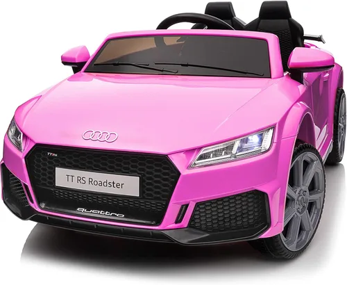 Vista 13 de Audi TTRS - Juguetes de paseo de 24 V, coche eléctrico para niños pequeños con control remoto Negro