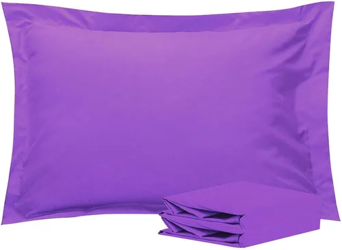 Vista 43 de NTBAY Fundas de almohada estándar, paquete de 2 fundas de almohada de microfibra cepillada de 20 x 26 pulgadas, súper suaves y acogedoras