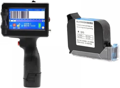 Vista 9 de Compatible Ink Cartridge 2588 JS12 42ML 12.7mm Black Red Blue Green Universal for Handheld Inkjet Printers Quick Drying Printer Ink Works with