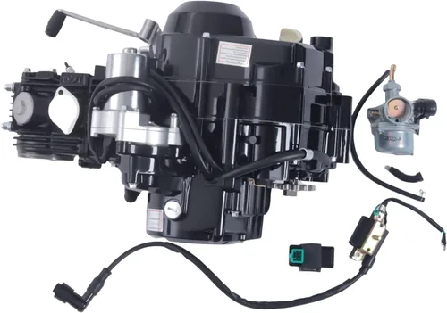 Vista 2 de Motor de 110cc 4 velocidades con arranque de patada y carburador para motos Pit Dirt Bike, para Honda CRF50 / CRF70 / XR50 / XR70 / Z50 / Z50R