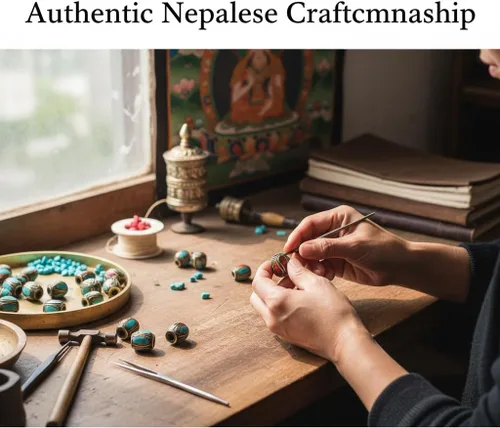 Vista 9 de SUPVOX Nepal - Cuentas de Buda hechas a mano, 10 cuentas espaciadoras para hacer joyas, cuentas de metal para pulseras, collares y proyectos