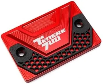 Vista 11 de W para Yamaha Tenere 700 Tenere700 XTZ T700 2019-2023 Tapa del líquido de freno delantero Tapa del tapón del motor Y (Color : EP Negro)