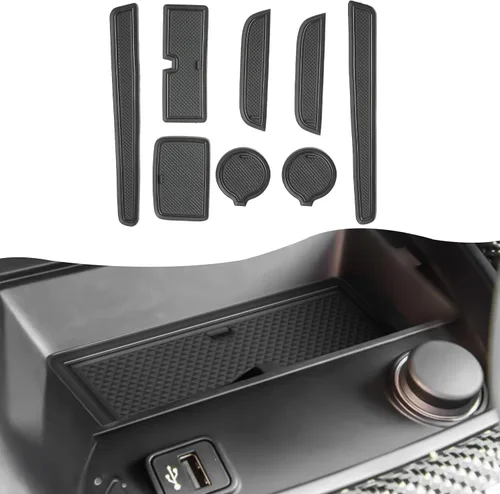Vista 29 de SXCY Alfombrillas con ranura para puerta Toyota RAV4 2025 para Toyota RAV4 2019-2024 2025, accesorios para portavasos y portavasos 2024 2025 RAV4