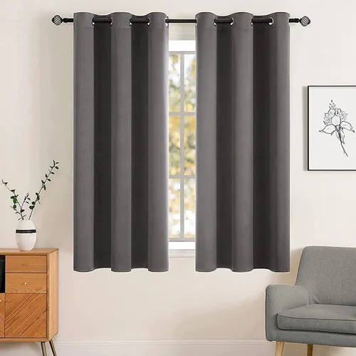 Vista 119 de MIULEE Cortinas opacas para dormitorio o sala de estar, juego de 2 paneles de cortina para ventana con aislamiento térmico y bloqueo de luz