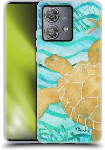 Vista 19 de Head Case Designs Officially Licensed Paul Brent Agate Mermaid Coastal Soft Gel Case Compatible with Motorola Edge 40 Neo 5G