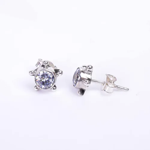 Vista 69 de Round Gemstone Stud Design 2