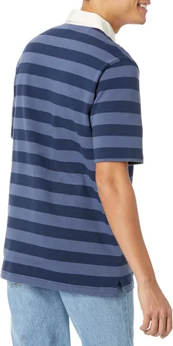 Vista 2 de Tienda Essentials Polo de rugby de manga corta y ajuste regular para hombre