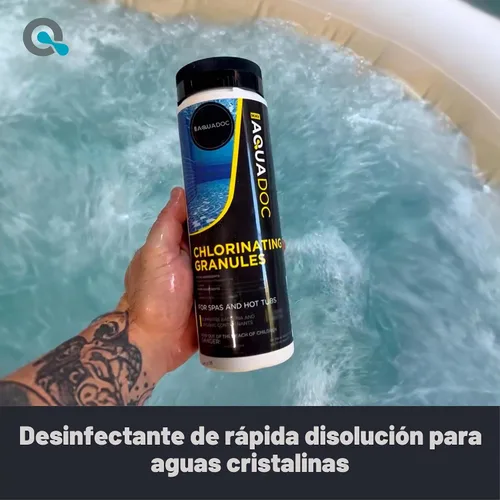 Vista 2 de AquaDoc - Gránulos de cloro para bañera de hidromasaje, desinfectante