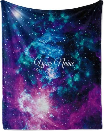 Vista 12 de Jekeno Regalos abstractos personalizados para mujeres y hombres, impresión de manta abstracta, manta personalizada con nombre, mantas de franela