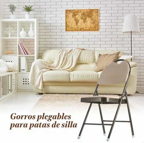 Vista 6 de Yulejo - 20 tapas plegables para patas de silla de 7/8 pulgadas, plástico