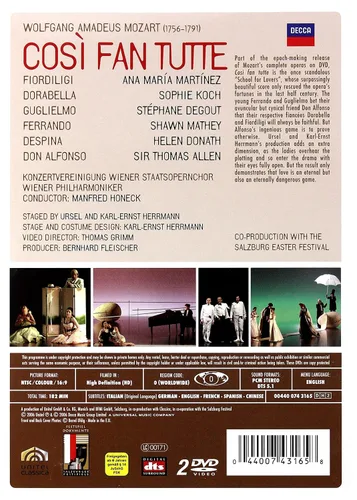 Vista 2 de Mozart - Cosi fan Tutte