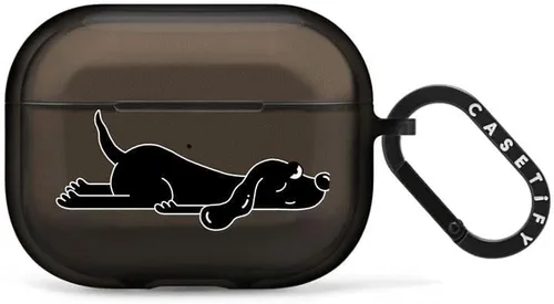 Vista 21 de CASETiFY Impact Airpods Pro (3ª) - Funda con anillo, color negro