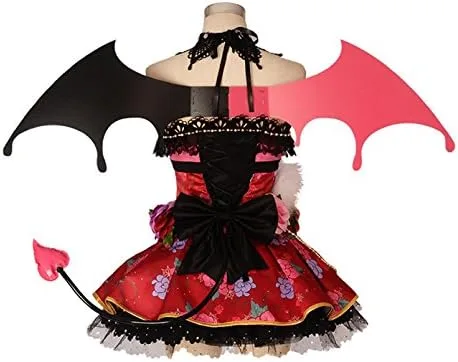 Vista 3 de Disfraz de anime Kotori Minami Cosplay Girl Sexy Demon