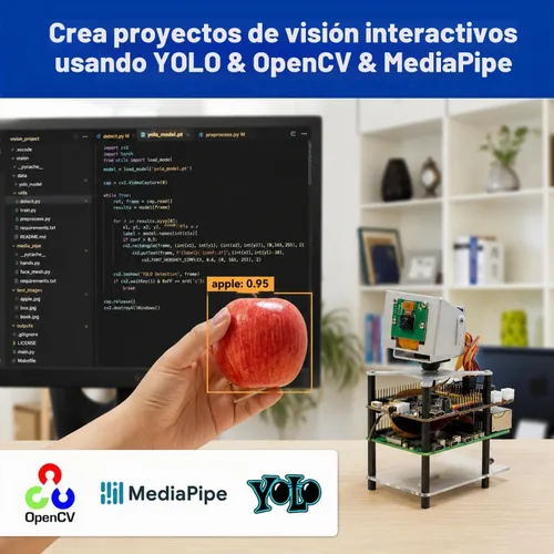 Vista 7 de SunFounder Kit de laboratorio AI Fusion para Raspberry Pi 5/4/3B+/Zero 2w, LLMs ChatGPT/Gemini/Grok, YOLO & OpenCV y MediaPipe, Python, cursos