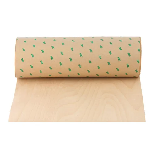 Vista 2 de Edge Supply Birch - Hoja de chapa de madera de abedul de corte plano de 24 x 48 pulgadas, 3M para despegar y pegar - Chapa de madera autoadhesiva