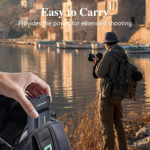 Vista 7 de Batería EN-EL25 EN-EL25A, batería de 1600 mAh y cargador de pantalla LED para Nikon Z30, Z50, cámara ZFC, cargador MH-32
