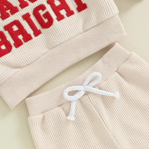 Vista 6 de Sudadera y pantalones largos de calabaza para bebé niño - Traje de Halloween para niños pequeños