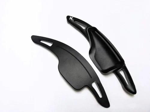 Vista 3 de High Flying 2 piezas de accesorios interiores, palancas de cambios de volante, extensiones negras para Chevy Chevrolet Camaro 2016-2022, C7 Corvette