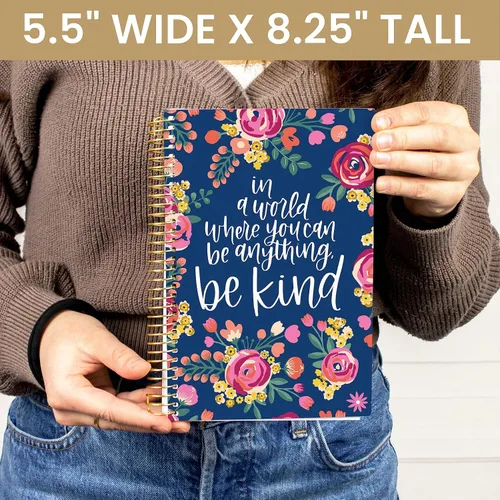 Vista 6 de Bloom Daily Planners - Planificador de calendario semanal y mensual sin fecha – Cuaderno de lista de tareas para comenzar en cualquier momento
