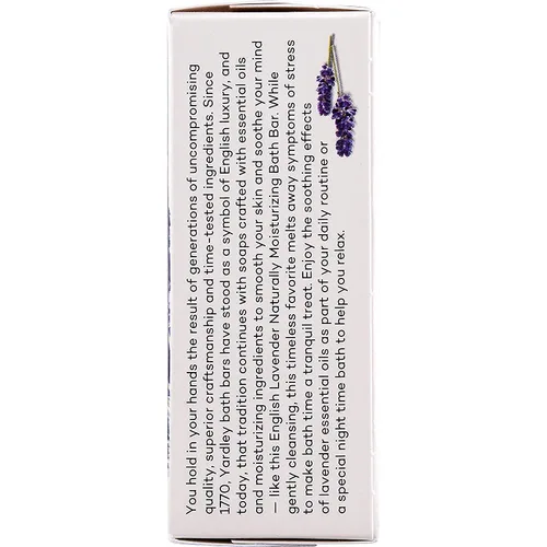 Vista 5 de Yardley London English Lavender 4 Bar 4.25 oz (el embalaje puede variar)