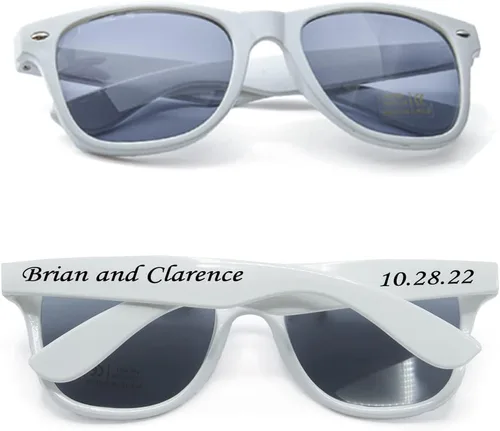 Vista 9 de Gafas de sol personalizadas a granel para fiesta de boda, regalos para regalos de novia