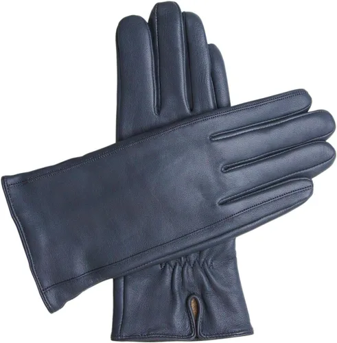 Vista 10 de Guantes clásicos de cuero con forro de cachemira de Downholme para mujer Negro