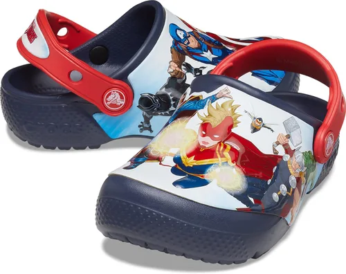 Vista 6 de Crocs Unisex-Child Fun Lab Avengers Patch Clog