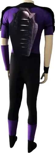 Vista 2 de Globo Gym - Disfraz de Goodman blanco para adultos
