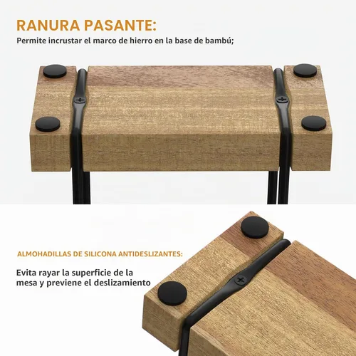 Vista 7 de Servilletero para mesa, dispensador de servilletas de hierro de acacia para cocina, mesa de comedor, granja, cóctel, picnic, soportes de madera