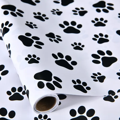 Vista 11 de Sikiweiter Papel de Regalo para Baby Shower – 17 pulgadas x 16.4 pies – Rollo de Papel de Regalo con Oso de Peluche para Regalos de Baby Shower