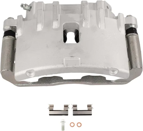 Vista 64 de cciyu 18B4918A Pinza de freno delantera derecha con soporte para Cadillac, para Chevy, para GMC
