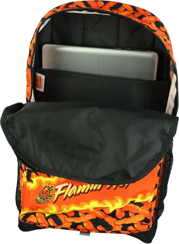 Vista 5 de Mad Engine Flamin' Hot Cheetos - Mochila multiusos con correas ajustables de 17 pulgadas