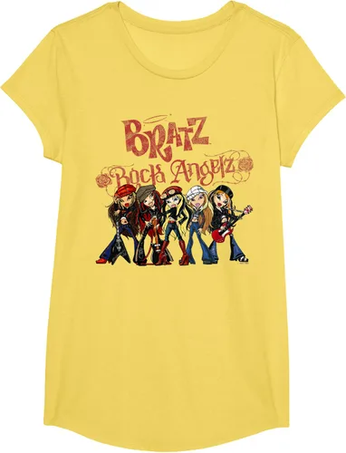 Vista 35 de Bratz Camiseta Rock Angelz Group Shot Negro