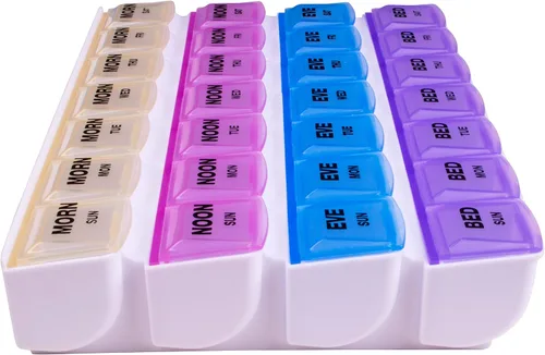Vista 7 de Organizador de píldoras Apex para 7 días , 70069B, Paquete de 1, Multicolor, 1, 1