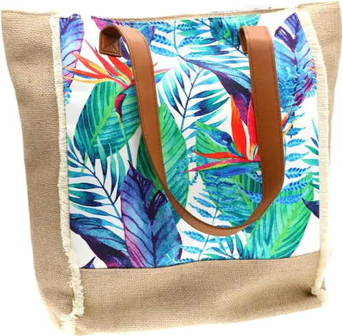 Vista 85 de Bolso grande de paja para mujer, tejido de ratán, bolso de playa de verano, a rayas