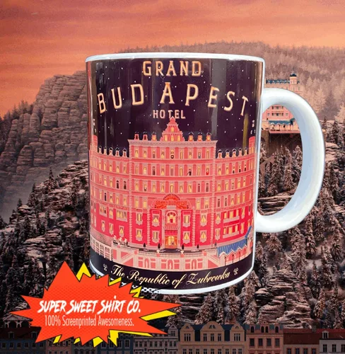 Vista 3 de Taza de película Grand Budapest Hotel Wes Anderson
