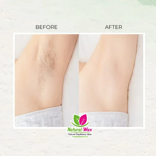 Vista 9 de Cera depilatoria de cera natural, hidratante 100% orgánica, de uso profesional, depilación, ideal para áreas pequeñas y pieles sensibles (14 onzas)