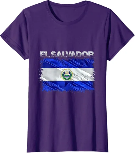 Vista 11 de Camiseta El Salvador, Negro