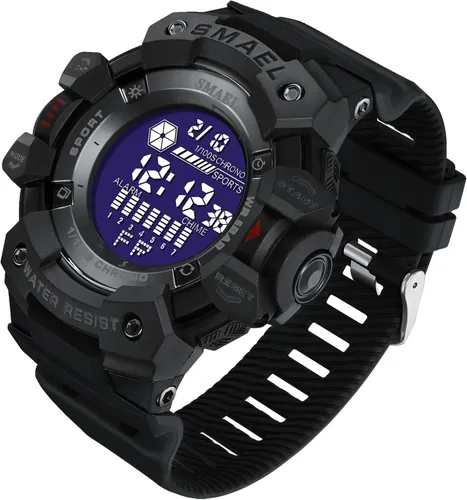 Vista 2 de 8050 Digital Watch for Men Modern Style and Multifunctional Features Wirst Watch for Men's Fashion and Functionality