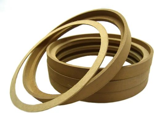 Vista 2 de Audiopipe 2 pares de anillos de 10 pulgadas RING-10BZ MDF altavoz hueco con bisel de montaje espaciador empotrado