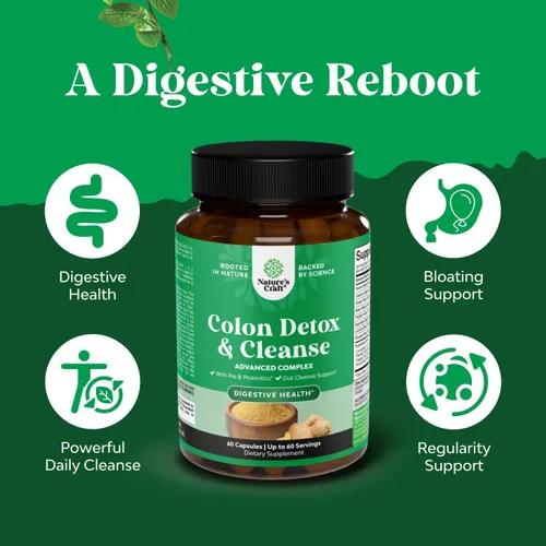 Vista 5 de Herbal Colon Cleanse para mujeres y hombres – 15 días de limpieza intestinal desintoxicante para mujeres y hombres con hoja de sena sagrada