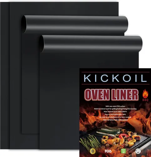 Vista 10 de Revestimientos de horno para la parte inferior del horno/horno eléctrico/horno de gas/horno tostador/parrilla de microondas, antiadherente