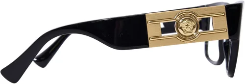 Vista 3 de VERSACE VE 3350 Negro Oro 55/18/140 Hombres Gafas Marco