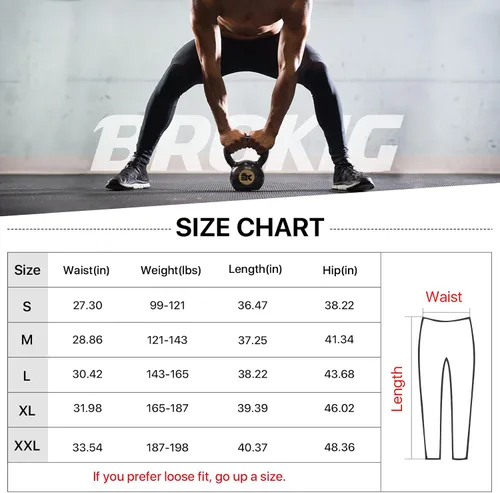 Vista 7 de Brokig - Pantalones de entrenamiento para hombre, ligeros, con bolsillo con cremallera