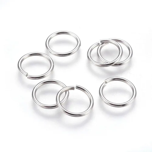 Vista 49 de HDSupplies 100 piezas - 4mm de argollas de acero inoxidable 304 de tono negro - Calibre 22 (espesor de 0.6mm)
