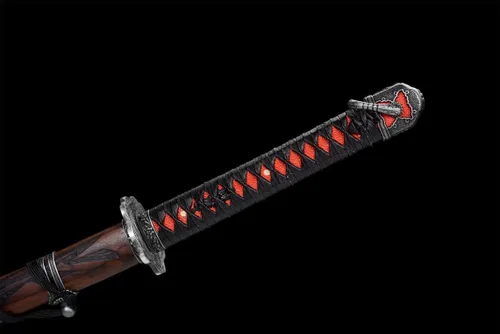 Vista 6 de Espada katana japonesa real samurái hecha a mano, 41 pulgadas