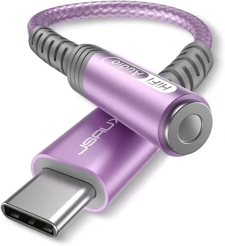 Vista 12 de Adaptador USB tipo C a conector de auriculares hembra de 3.5mm, cable JSAUX USB C a auxiliar de audio compatible con iPhone 15 Pro Max/15 Pro/15
