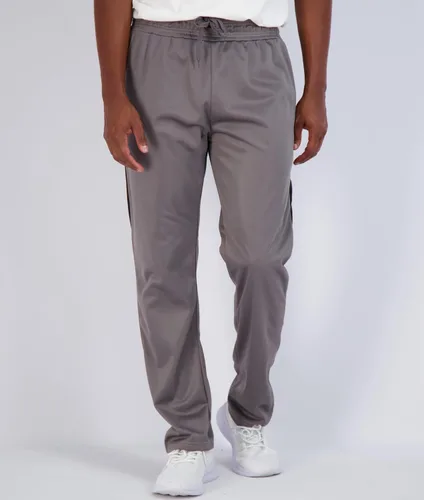 Vista 4 de Real Essentials Paquete de 3 pantalones deportivos deportivos casuales de tricot con parte inferior abierta para hombre